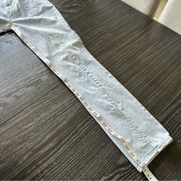 Abercrombie & Fitch The Skinny High Rise 90s Split Hem Denim Jean, 29/8 Long - Picture 6 of 12